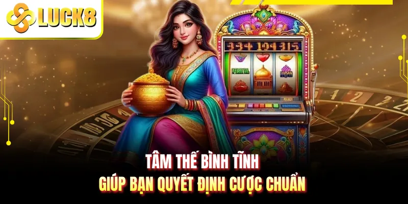 Tâm thế bình tĩnh giúp bạn quyết định cược chuẩn